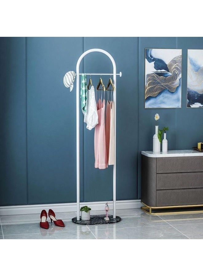 INSIJAM Fashionable and Versatile Coat Rack and Clothes Hanger Stand 170cm Tall Coat Rack Stand Clothing Rack Freestanding with Natural Stable Marble Base Garment Rack Heavy Duty Coat Hanger Rack Stand for Bag Hat Scarf Jacket for Bedroom Living Room - Image 1